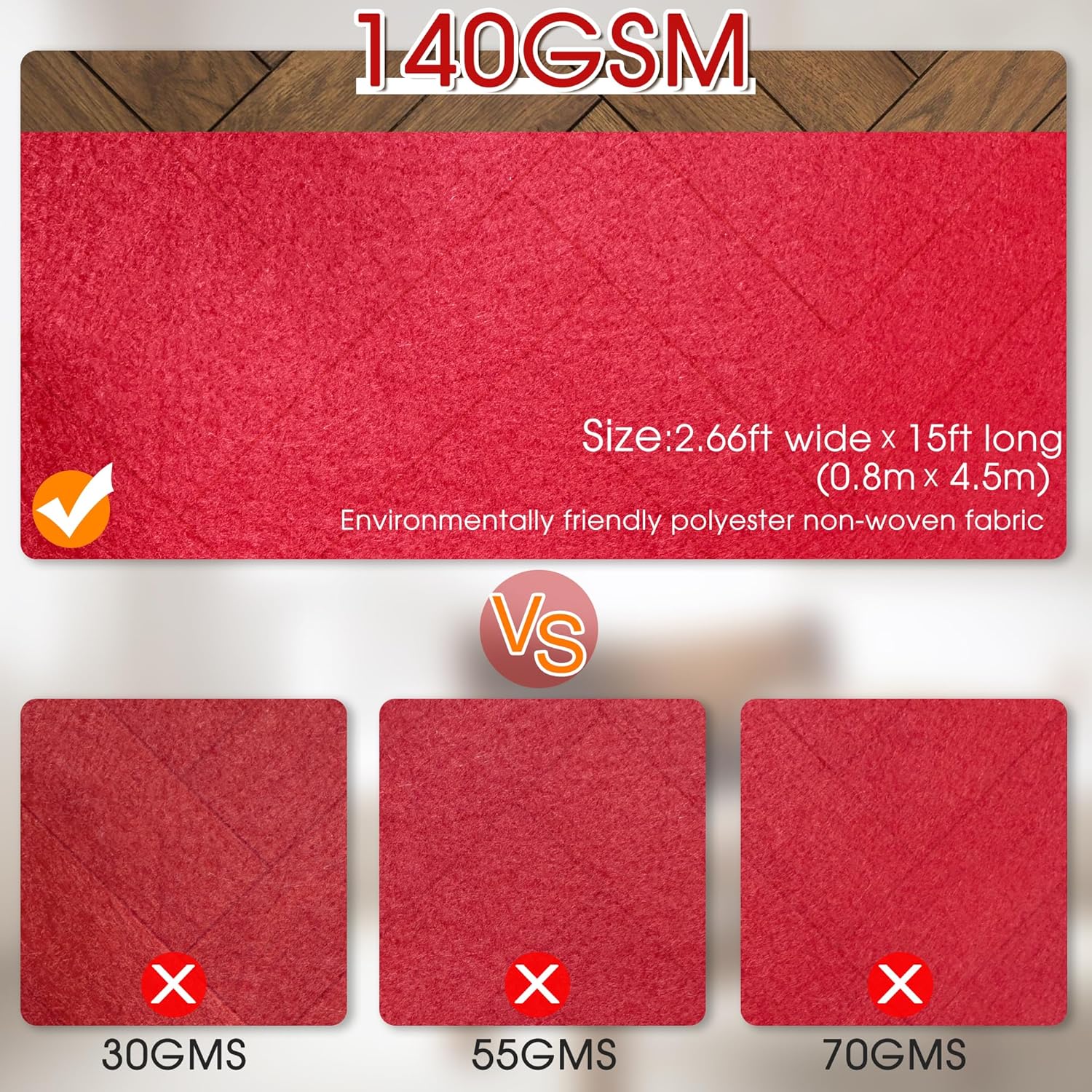 Red Carpet Runner for Hollywood Theme Party
