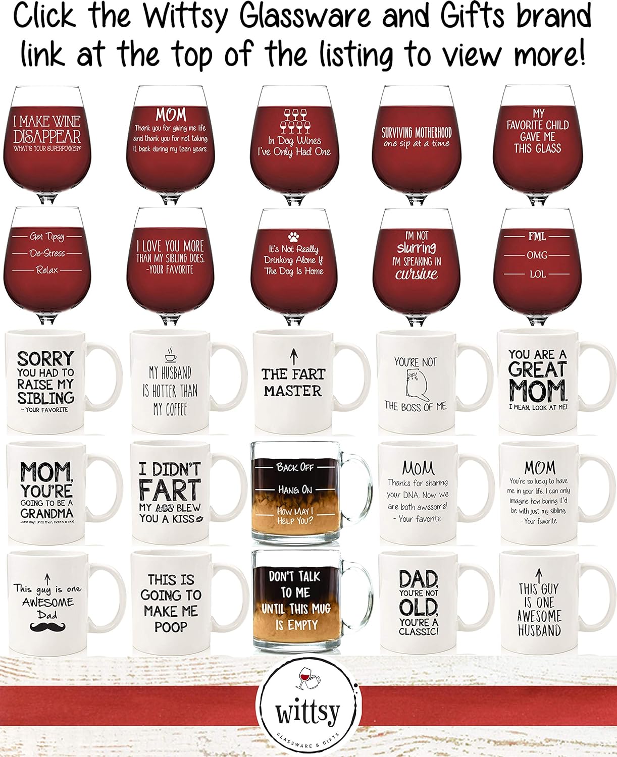 In Dog Wines Funny Wine Glass - Unique Gift for Dog Lovers